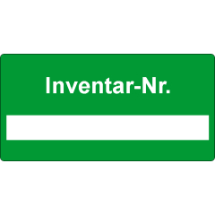 Inventar-Etiketten