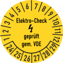 Prüfplakette Elektro-Check geprüft gem. VDE 20...