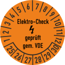 Prüfplakette Elektro-Check geprüft gem. VDE in...