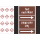 Rohrkennzeichnungsbänder für nicht brennbare Flüssigkeiten Text nach Wahl mit je drei GHS Symbolen nach Wahl Ausf. A für Rohre über 50 mm Ø - 33 m Rollen ca. 180 mm Breite ätzend ätzend ätzend