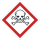 Gefahrstoffetiketten mit GHS-Symbolen giftig in Rollenware zu 500 Stück sofort lieferbar