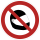 Rote Verbotsschilder Motorradhelm tragen verboten Rolle  30 mm ca. 285 Stück/Rolle