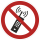 Rote Verbotsschilder - Mobilfunk verboten in 100 mm Ø - 20 Stück/VE