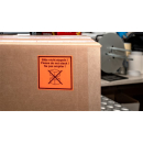 Etiketten zum Kennzeichnen von Verpackungen Bitte nicht stapeln! Please do not stack! Ne pas empiler! in 100 x 100 mm zu 1.000 Stück auf Rolle lieferbar