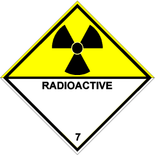 Gefahrgutetiketten nach GGVSEB/ADR, RID, IMDG(Seefahrt) und IATA(Luftfahrt) Radioaktive Stoffe, Klasse 7 zu 1.000 Stück/Rolle