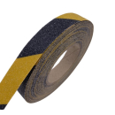 experta-Antirutschklebeband gelb/schwarz schraffiert in 18,3 m Rollenl&auml;nge zum Kennzeichnen von Gefahrenstellen