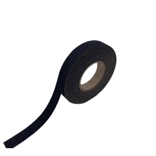 experta-Antirutschklebeband uni schwarz in 18,3 m Rollenlänge zum Kennzeichnen von Gefahrenstellen  25 mm