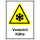 Gelbe Warnschilder für Warnhinweise vor Kälte 210  x 297 mm Kombischild zum Stückpreis erhältlich