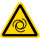 Gelbe Warnschilder für Warnhinweise vor automatischen Anläufen 25 mm Schenkellänge ca. 333 Stück/Rolle