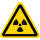 Warnschild radioaktive und ionisierende Strahlung