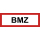 Selbstklebende Hinweisschilder für Brandschutzkennzeichnungen mit dem Text BMZ