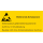 Selbstklebendes Warnkombischild für Elektrokennzeichnung "Elektronik-Schutzzone Elektrostatisch gefährdetet Bauelemente"