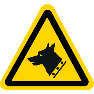 Gelbe Warnschilderer - Wachhund