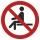 Rote Verbotsschilderer - Sitzen verboten