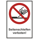 Verbotskombischild Seitenschleifen verboten -...