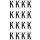 Weiße Buchstabenaufkleber K für Regal- und Lagerkennzeichnung