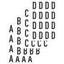 Weiße Buchstabenaufkleber A bis Z als Set für...