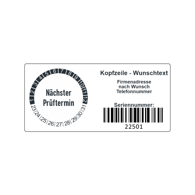 100 Stück Einweg-Barcode-Siegel Aus Kunststoff – Fortlaufend Nummeriert, Rot, 25,1 Cm