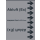 Rohrleitungskennzeichnung als Banderolen für Rohre unter 50 mm Ø mit Text Abluft (Ex) in grau schwarz - 33 Meter Rollenlänge und 115 mm Bandbreite