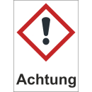 GHS-Aufkleber 07 Achtung Ausrufezeichen - 18 x 26 mm  -...