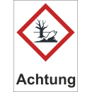 GHS-Aufkleber 09 Achtung umweltgefährlich - 18 x 26...