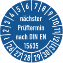Prüfplaketten nächster Prüftermin nach DIN...