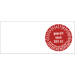 Prüfplakette Nächster Prüftermin 2026-2031 – Gelb, 15mm, Ablösbare Folie – 60 Stück Pro Bogen – KSIGN Qualität