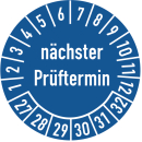 Prüfplakette nächster Prüftermin 20 mm ca....