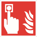 Langnachleuchtende Brandschutzkennzeichnung Brandmelder...