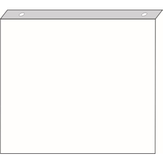 Fahnen- und Winkelschilder Winkelschild Quadrat - zur Deckenmontage 15x15 cm