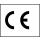 Selbstklebende Gefahrenstoffkennzeichnung CE-Kennzeichnung eckig 30x40 mm ca.250 Stück/Rolle Folien-Schild