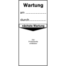 Grundetiketten "Wartung am*" ca. 42 x 92 mm ca. 110 Stück / Rolle