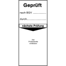 Grundetiketten "Geprüft BGV" ca. 42 x 92...