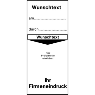 Grundetiketten "Wunschtext" ca. 42 x 92 mm ca. 110 Stück / Rolle