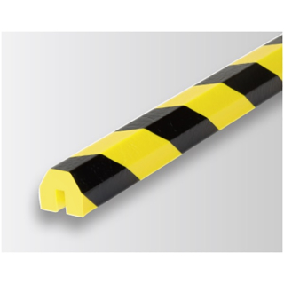 Warn-und Schutzprofile Kantenschutz Typ BB, gelb-schwarz, zum Aufstecken