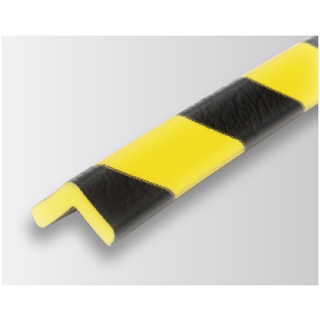 Warn Ø 4,7 cm gelb/schwarz und Schutzprofil Typ H 