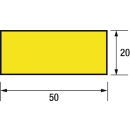 Warn-und Schutzprofile Flächenschutz Typ D, gelb-schwarz, selbstklebend