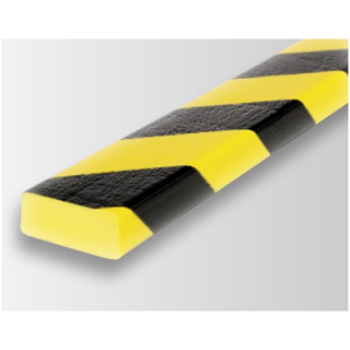Warn-und Schutzprofile Flächenschutz Typ D, gelb-schwarz, selbstklebend 100 x 5 x 2 cm