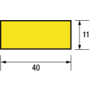 Warn-und Schutzprofile Flächenschutz Typ F, gelb-schwarz, selbstklebend