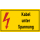 Selbstklebende Warnschilder elektrischer Spannung  Kabel unter Spannung in verschiedenen Ausführungen