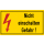 Selbstklebende Warnschilder elektrischer Spannung  Nicht einschalten Gefahr ! in verschiedenen Ausführungen