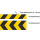 Warnklebebänder zur Kennzeichnung von Gefahrenstellen gemäß ASR A1.3 ohne rückseitiges Abdeckpapier mit preiswertiger Qualität für einen kurzfristigen Einsatz gelb - schwarz 50 mm x 66 m linksweisend